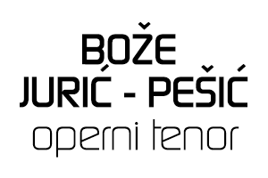 Bože Jurić - Pešić, opera tenor Logo