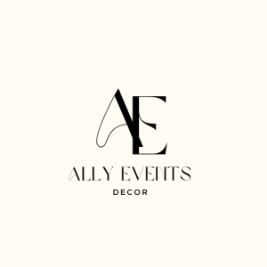 Ally Events Decor logo Logo